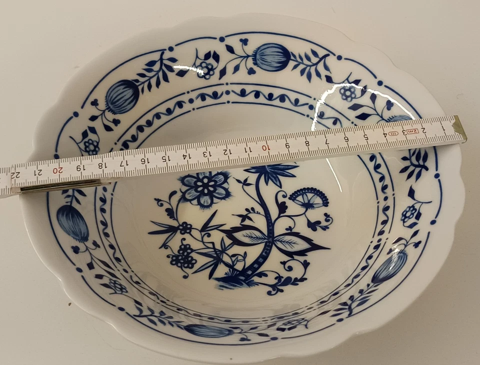 * KAHLA Zwiebelmuster große Salat Schale Servierplatte TOP - Bild 4 von 4