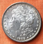 1903 Morgan Silver Dollar, $1, 90%