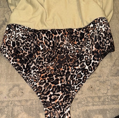 Badeanzüge für alle Badeanzugkleid Gr. 18 Regal BH Rüschen Gepard Print Rüschen - Bild 6 von 7
