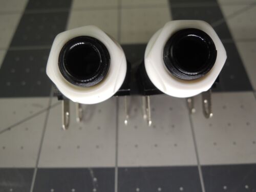 Sei prese di ingresso nuove per amplificatori JMI Vox AC-15 e AC-30 - Dadi bianchi e neri - Foto 5 di 23