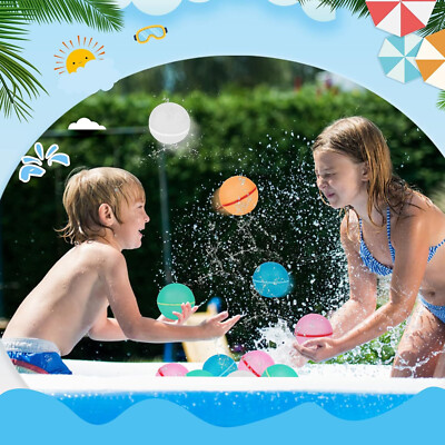 PRECORN 6x Wiederverwendbare Wasserbomben - Selbstschließend In 1 Sekunde