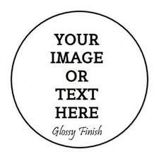 12 CUSTOM PERSONALIZED ENVELOPE SEALS LABELS STICKERS PARTY FAVORS 2.5" ROUND