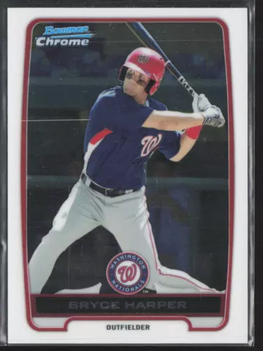 2012 Bowman #BCP10 Bryce Harper Chrome Prospects