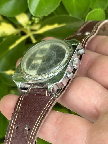 Montre CIMIER « PANDA » de type CHRONO STOP & Suisse & Fonctionne - Photo 10 sur 14