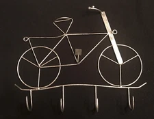 Bicycle  Bike Wall Hanging Hooks to hang  Helmet Coat Hat Bags Gear  Keys