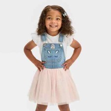 OshKosh B'gosh Toddler Girls Skirt Dress Unicorn Skirtall - Size 5T