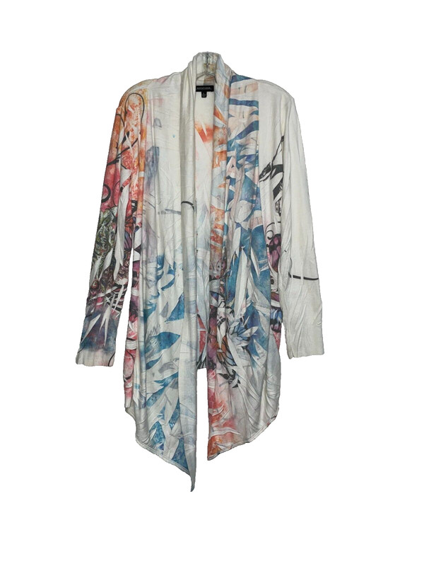 Notations Tatoo Look Shrug Jacket Size Large Womens Duster