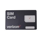 Verizon Wireless 4G Lte Sim Card - All 3 Sizes 3-in-1 Nano/Micro/Standard Siz.