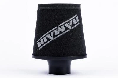 Ramair Universal 80mm Außendurchmesser schwarz Aluminium Hals Performance Ansaugluftfilter - Bild 1 von 4