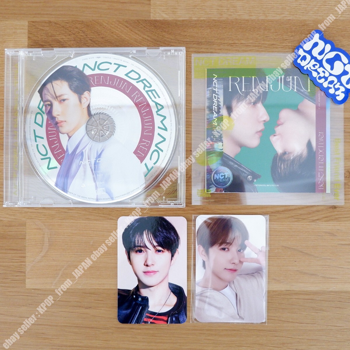 RENJUN NCT DREAM Best Friend Ever solo CD + 2 Photocards set mu-mo