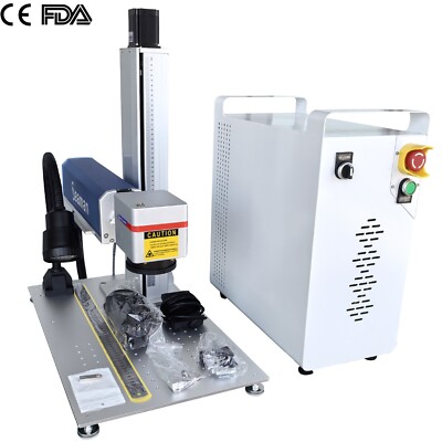 80W JPT MOPA M7 Fiber Laser Marking Machine Jewelry Logo Metal Cutting Engraver