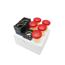 SIEMENS 3SB3001-6AA20 3SB3 001-6AA20 Indicator Red (1 Pack = 5 Pieces) -New-