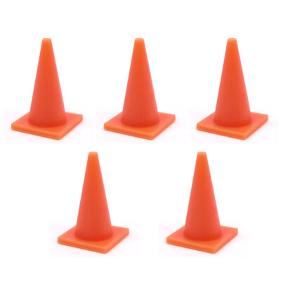 NEW All Scale Miniatures 870661 Traffic Cone 5Pcs HO Scale FREE US SHIP
