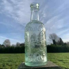 Wm Forsyth Wine Merchant Ashton U Lyne Traditional Glass Bottle