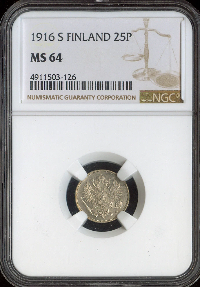 NGC 1916 Year Finland Coins for sale | eBay