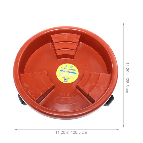 Rolling Plant Regale Blumentopf Trays Kunststoff Pflanze Trays - 第 10/12 張圖片