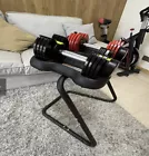 Pair Adjustable Squat Rack Sturdy Steel Squat