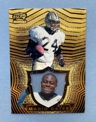 1997 Pacific Invincible Football Mario Bates #91 New Orleans