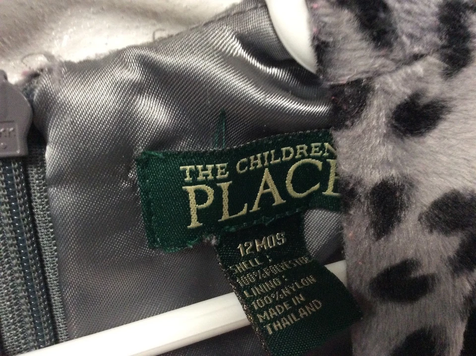 Vestido Jersey Place Bebé Niñas Talla 12 Meses Negro Gris Estampado Animal 11 Foto 2 de 4