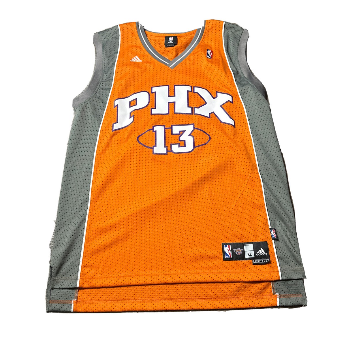 Adidas Phoenix Suns NBA Steve Nash Orange Jersey Mens XLarge+2