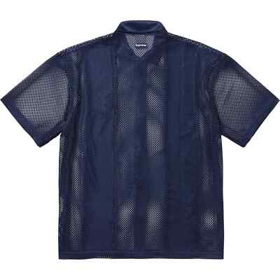 Supreme x Nike Mesh S/S Shirt SS24 Black White Navy Red Supreme x Nike Mesh S/S Shirt SS24 Black White Navy Red