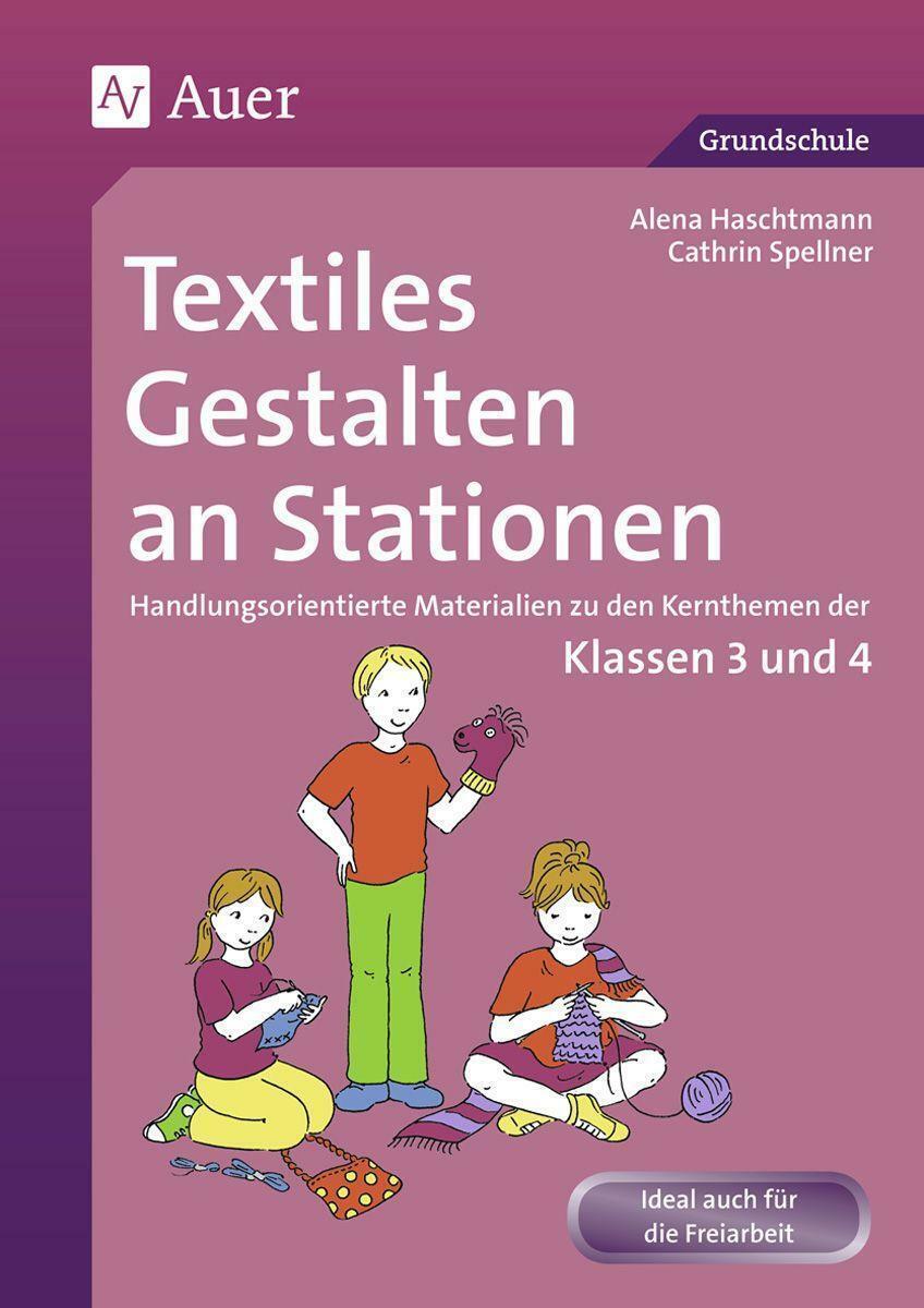 Thumbnail - Textiles Gestalten An Stationen 3/4 | Buch | 9783403066705