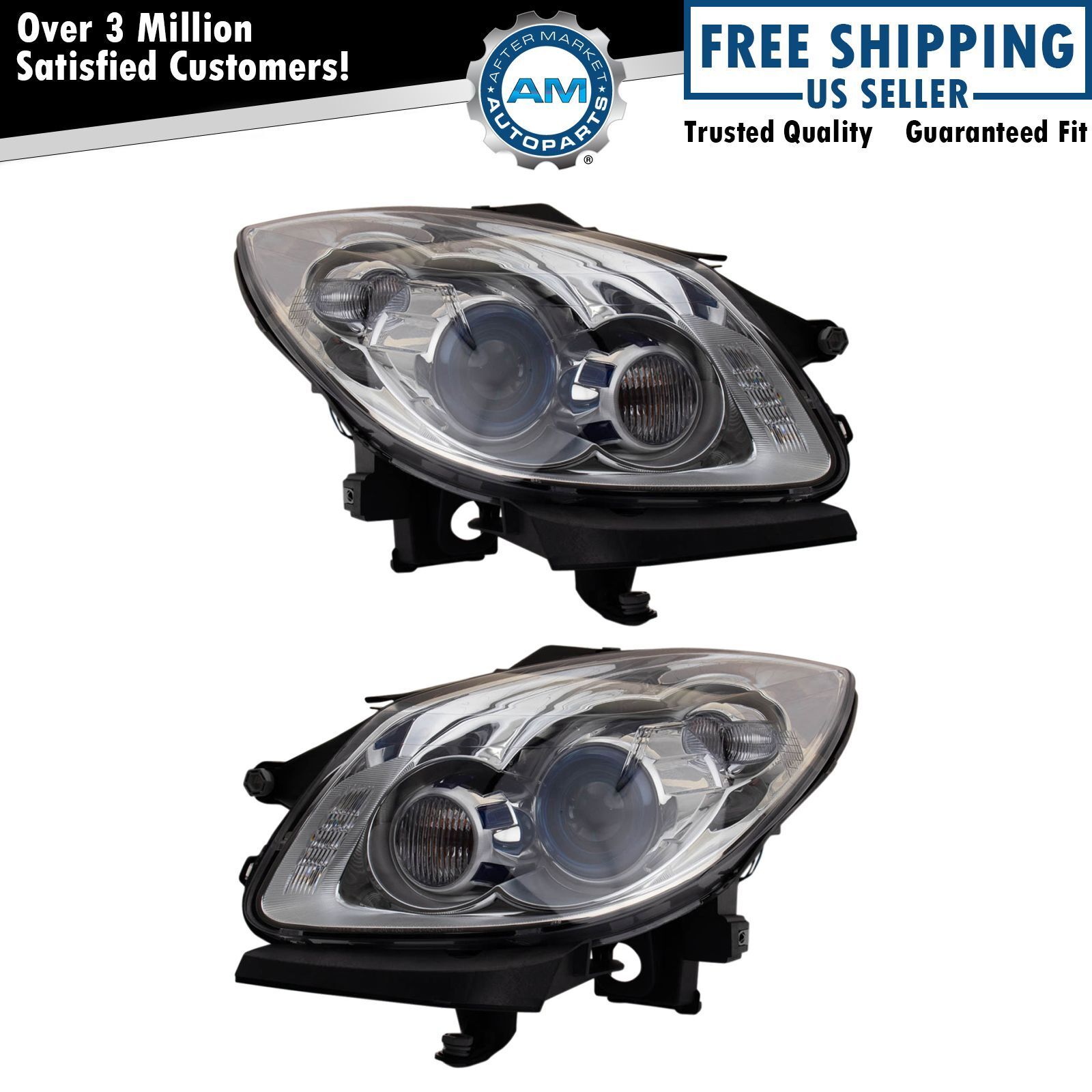 Headlight Set Fits 20082012 Buick Enclave 196157238769 eBay