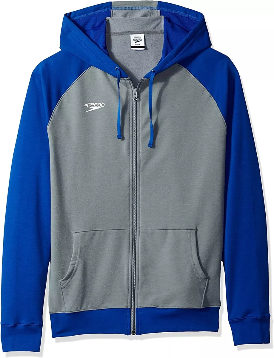 Speedo Unisex Adult Jacket Sweatshirt Full Zip Hoodie Team Warm Up