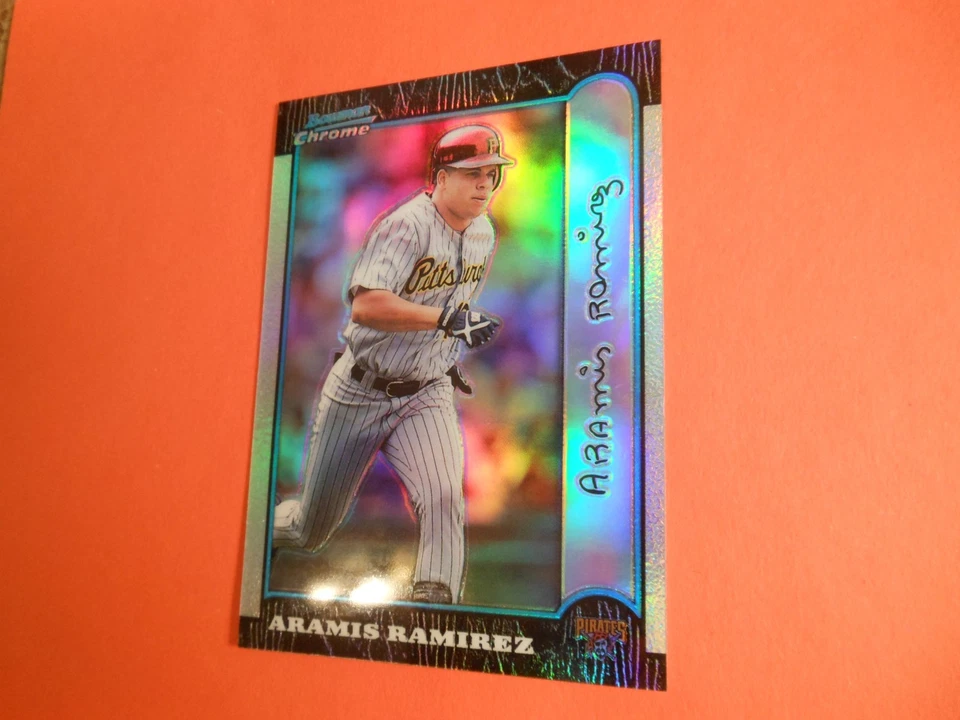Bowman Chrome #142 Aramis Ramírez 1999 refractores piratas Foto 2 de 4