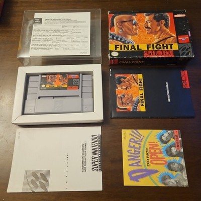Final Fight (Super Nintendo, SNES) - Complete w/Inserts - Tested - Authentic