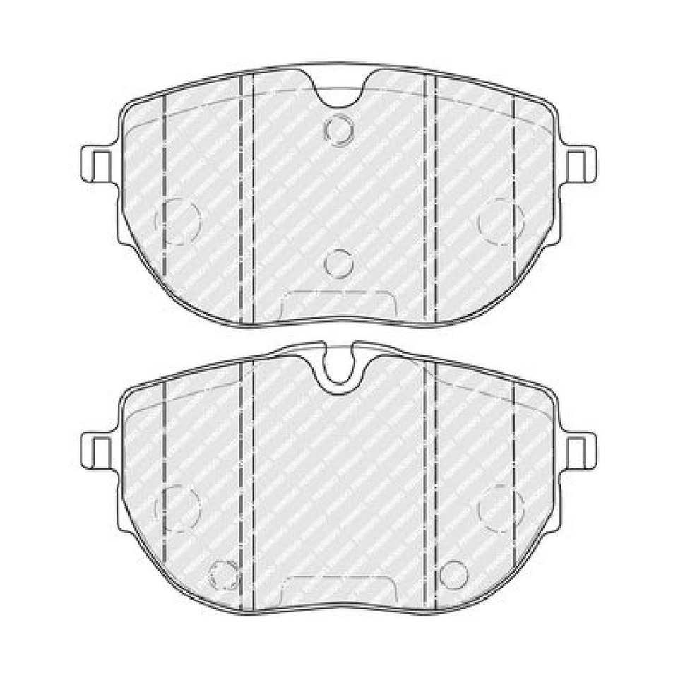 Ferodo Bremsbelagsatz Bremsklötze vorne 7LA698151 7LA698151D 7LA698151B | 24632 - Bild 2 von 2