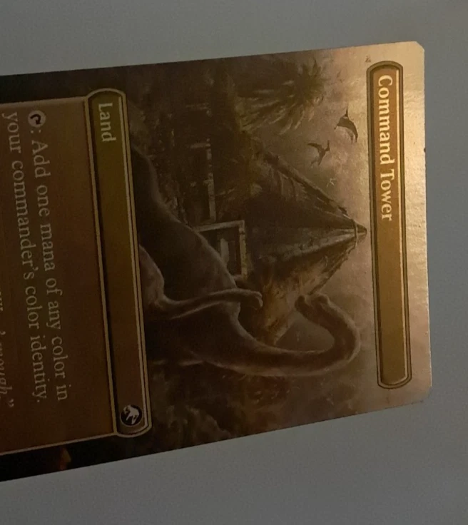 Command Tower Borderless FOIL EX Ixalan Jurassic World Magic the Gathering MTG - Image 3 of 3