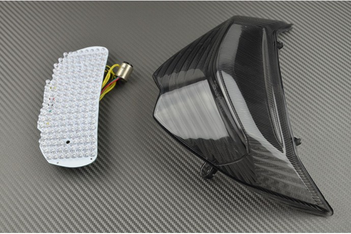 Feu stop LED fumé noir avec clignotants pour Suzuki Bandit 1250S