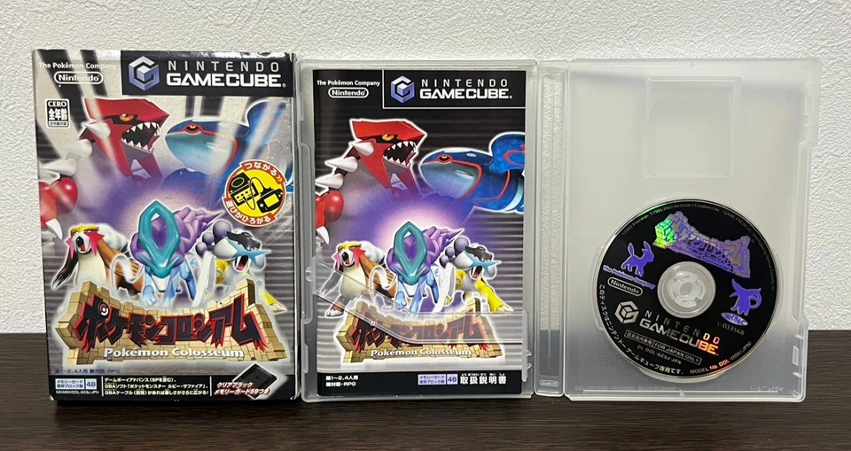 Pokemon Colosseum , Box Ruby & Sapphire , XD Gate of Darkness Lugia set Gamecube - Image 3 of 4