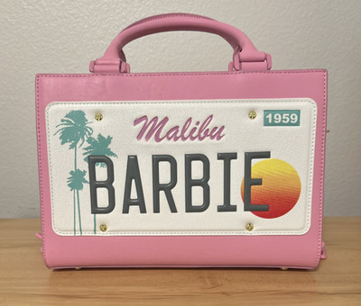 Malibu License Plate Barbie Purse Stitch Shoppe by Loungefly New W/O  Tags!!