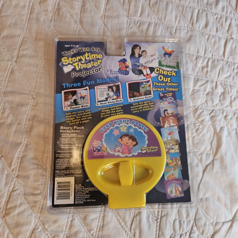 Dora The Explorer Goodnight Boots Storytime Theater Projector Story Pack 2006 Foto 2 de 2