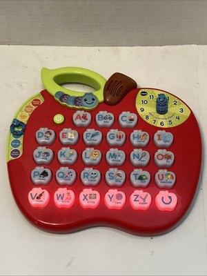 Vtech Alphabet Apple Learning Educational Toy Preschool Electronic Game WORKS!