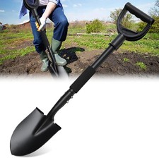 Shovel, Garden Shovel for Digging, 31 inch Small Shovels Heavy Duty Portable Min