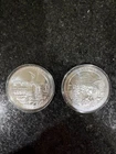 2011 Glacier and Gettysbur ATB 5 Oz Silver Uncirculated Coins - Super Clean!