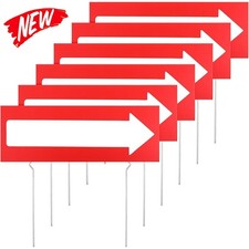 Outdoor Event Directional Arrow Sign Kit W/ Metal Ground Stakes Wayfinding New