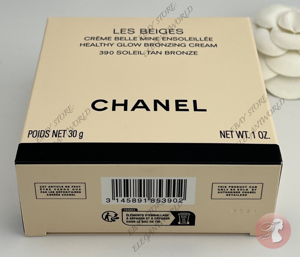Chanel 390,392,395 Les Beiges Healthy Glow Bronzing Cream FULL