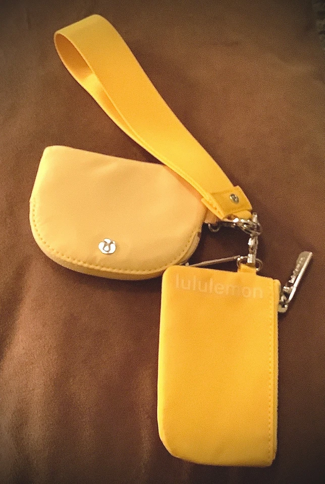 Muñequera Lululemon Doble Bolsa Amarillo Maíz/Limón Lavado Talla Única Foto 2 de 4