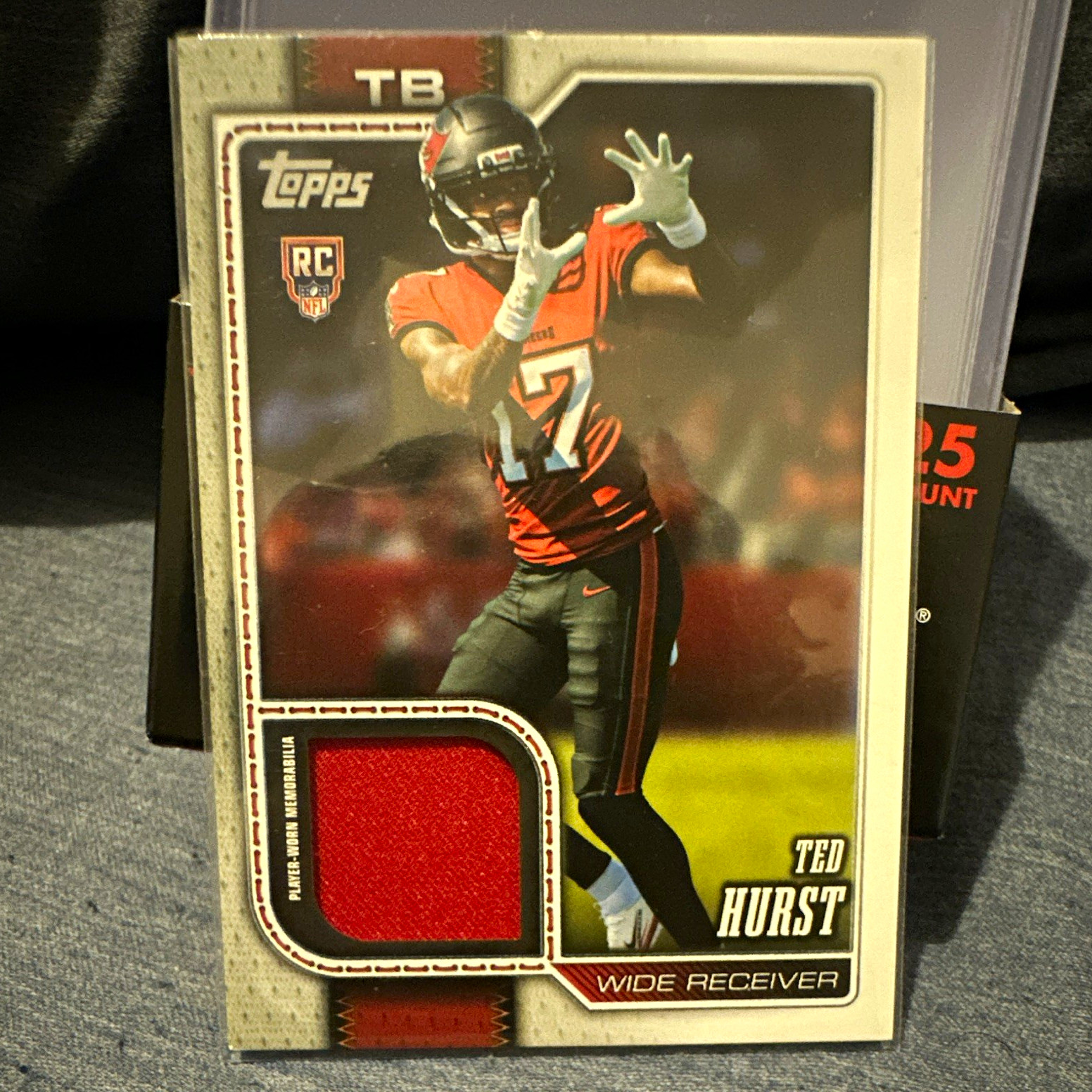 Topps 2026 Flagship Football Ted Hurst ROR-TH Buccaneers NFL Rookie Relic