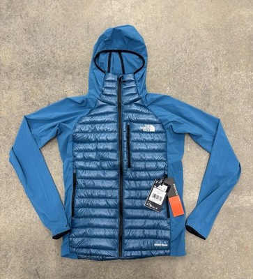 North Face Summit Series Breithorn LT Hybrid Hoodie Dusk Blue Mens New