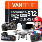 Vantrue microSD 512GB, Memory Card 4K, Nintendo Switch, Action cameras,  Drones