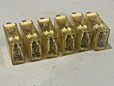 LOT of 6 IDEC RH1B-U AC24V 50/60 HZ RELAY