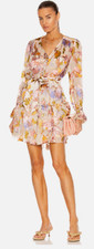 AUTH WOMEN’S ZIMMERMANN L/S TEMPO FLORAL SMOCKED YOKE MINI DRESS - SZ 0