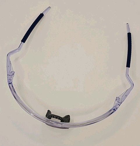 Oakley M Frame Crystal Clear Frame Clear Strike Lens Blue Ear Socks Glasses - Picture 2 of 14