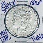 1896 O MORGAN SILVER DOLLAR AUTHENTIC HI GRADE U.S. MINT COIN RARE KEY DATE 7456 — photo 1