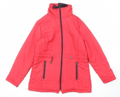 Anne De Lancay Damen Jacke Rot Größe S Reißverschluss